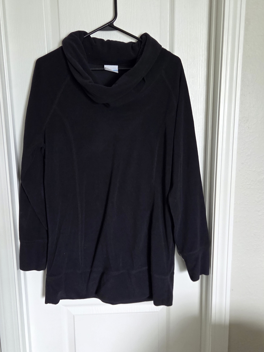 Columbia Black Cowl Neck Women's Pullover Sz XL